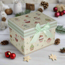 Cana din Portelan Craciun, in Cutie Cadou, cu imprimeu Briose si Decoratiuni