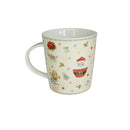 Cana din Portelan Craciun, in Cutie Cadou, cu imprimeu Briose si Decoratiuni