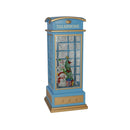 Felinar de Craciun: Omul de Zapada langa bradul de Craciun