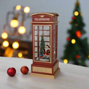 Felinar de Craciun: Mos Craciun langa bradul de Craciun