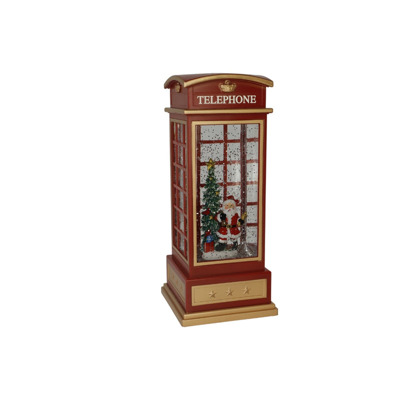 Felinar de Craciun: Mos Craciun langa bradul de Craciun