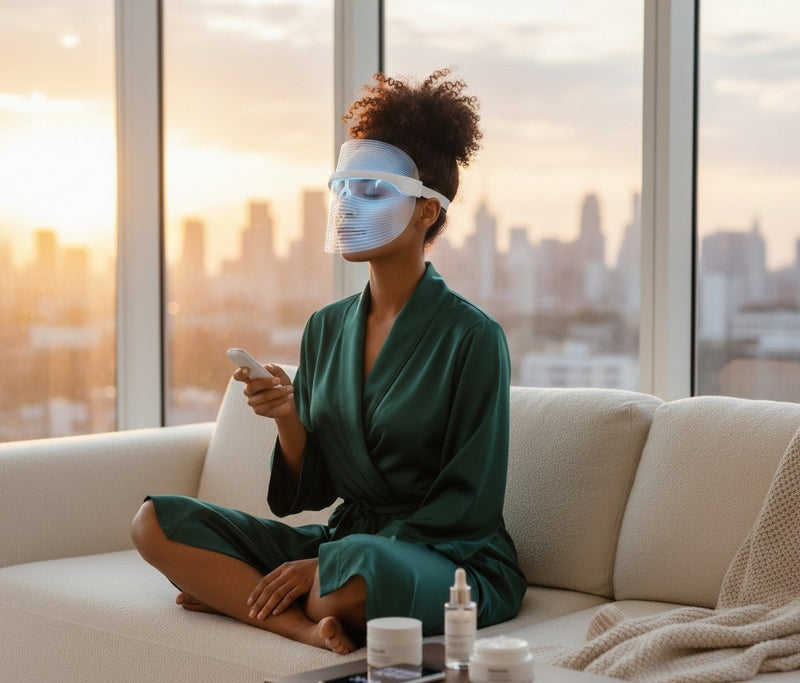 LED Mask for Facial Beautification, 7 Beautification Functions