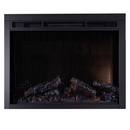 Вградена електрическа камина, със звук, 7 цвята, реалистични пламъци, черна