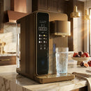 Purified and hydrogenated water dispenser with heating in 3 seconds