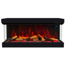 Умна електрическа камина, вградена 3D, със звук, WI-FI, 7 цвята, 100 см, Safecare