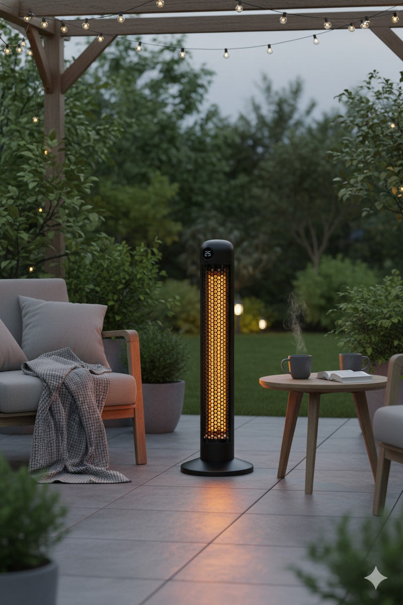 Panou Radiant cu Infrarosu, 2000 W, 4 Trepte de putere, Telecomanda