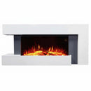 Semineu Electric cu Sunet, WI-FI incorporat, 7 culori si 5 niveluri de intensitate a flacarilor, cu Telecomanda