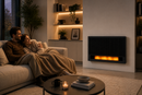 Kandallóhatású sugárzó panel LED lángvetítéssel - modern dizájn, 1700 W