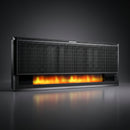 Panou Radiant cu Aspect Semineu si Proiectie Flacara LED - Design Modern, 2100W