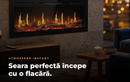 Built-in Electric Fireplace With Logs, with Sound, 7 colors, realistic flames