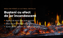 Built-in Electric Fireplace With Logs, with Sound, 7 colors, realistic flames