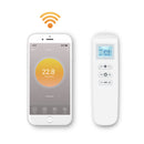 Керамичен лъчист панел с инфрачервено осветление, дистанционно управление, 1100 W