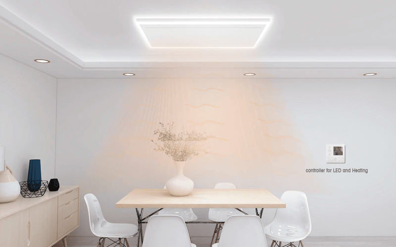 Dimensiuni panou tavan 700W cu LED