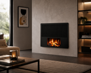 LCD Flame Projection Radiant Panel - Thermostat, Modern Design, 1700W