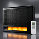 Kandallóhatású sugárzó panel LED lángvetítéssel - modern dizájn, 1700 W
