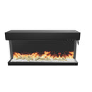 3D стенна електрическа камина със звук, WI-FI, 7 цвята, 125 см, Safecare