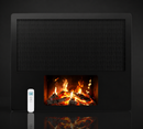 LCD Flame Projection Radiant Panel - Thermostat, Modern Design, 1700W
