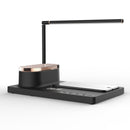 Lampa Birou LED, cu Incarcator Wireless, Boxa Bluetooth si Ceas Digital