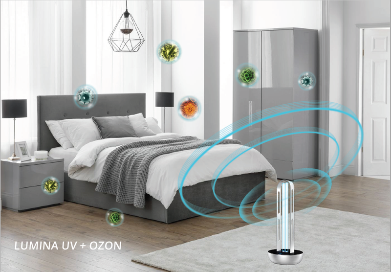 Lampa UVC pentru Sterilizare, cu Ozon, Putere 38W (60mp), Senzor de Prezenta