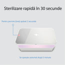 Caseta UVC Dezinfectanta, Multifunctionala, cu Capac Detasabil si Functie de Incarcare Wireless