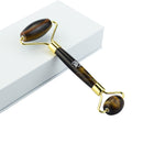 Roller pentru Masaj Facial din Ochi de Tigru