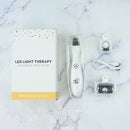 Dermaroller cu LED pentru Lifting Facial 3-in-1, 3 Tipuri de Capete, Ace de Titan, Reintinerire Ten, Rejuvenare Faciala, Masaj Microneedeling