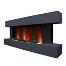 RESIGILAT - Semineu Electric cu Wi-Fi, Sunet, 7 culori si 5 nivele de intensitate a flacarilor, cu Termostat si Telecomanda