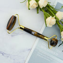 Roller pentru Masaj Facial din Ochi de Tigru