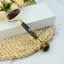 Roller pentru Masaj Facial din Ochi de Tigru