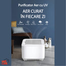 Purificator Aer cu raze UV si Filtru HEPA, 3W