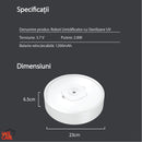 Umidificator Mobil cu Raze UVC, cu Senzor Anti-Coliziune