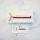 Roller Electric pentru Masaj Facial din Jad Alb, cu Vibratii