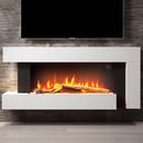 Semineu Electric cu Sunet, WI-FI incorporat, 7 culori si 5 nivele de intensitatee a flacarilor, cu Telecomanda si Termostat