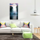 Panou Radiant Ceramic cu Infarosu, Tip Tablou, Telecomanda, WI-FI, Termostat, Model Moon- 500W (10MP)– ArtHeat Safecare