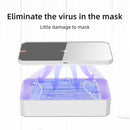 Caseta UVC Dezinfectanta, Multifunctionala, cu Capac Detasabil si Functie de Incarcare Wireless