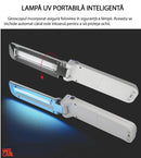 Lampa UVC Bactericida Portabila si Pliabila, pentru Dezinfectia Obiectelor si Suprafetelor, 3W
